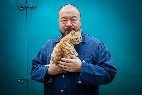 Un gato de Ai Weiwei, (por Matt Robinson)