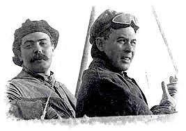 John Moisant y su mecánico, Albert Fileux