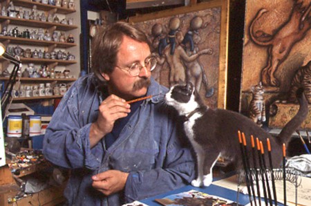 El pintor con Pastel