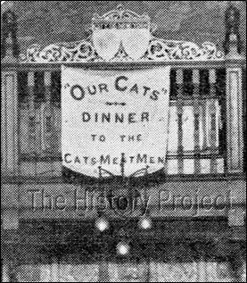 Restaurante Hall, cena en honor a los cat's meat men