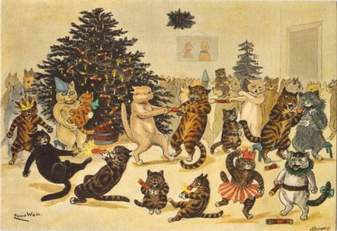 Louis Wain - Fiesta de Navidad